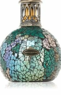 Ashleigh & Burwood Geurlamp Peacock Feather S blauw