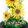 Balody Bouwset Yellow Sunflowers onder stolp