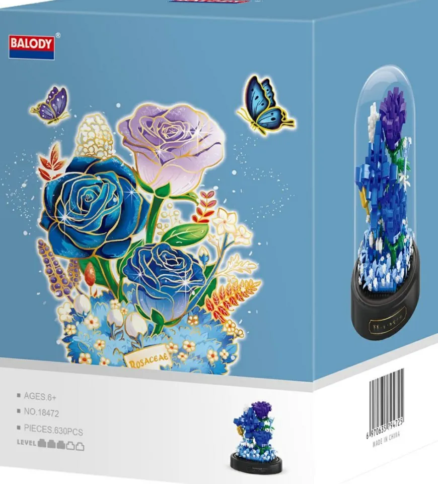 Balody 3D Bouwset Blue Enchantress onder stolp