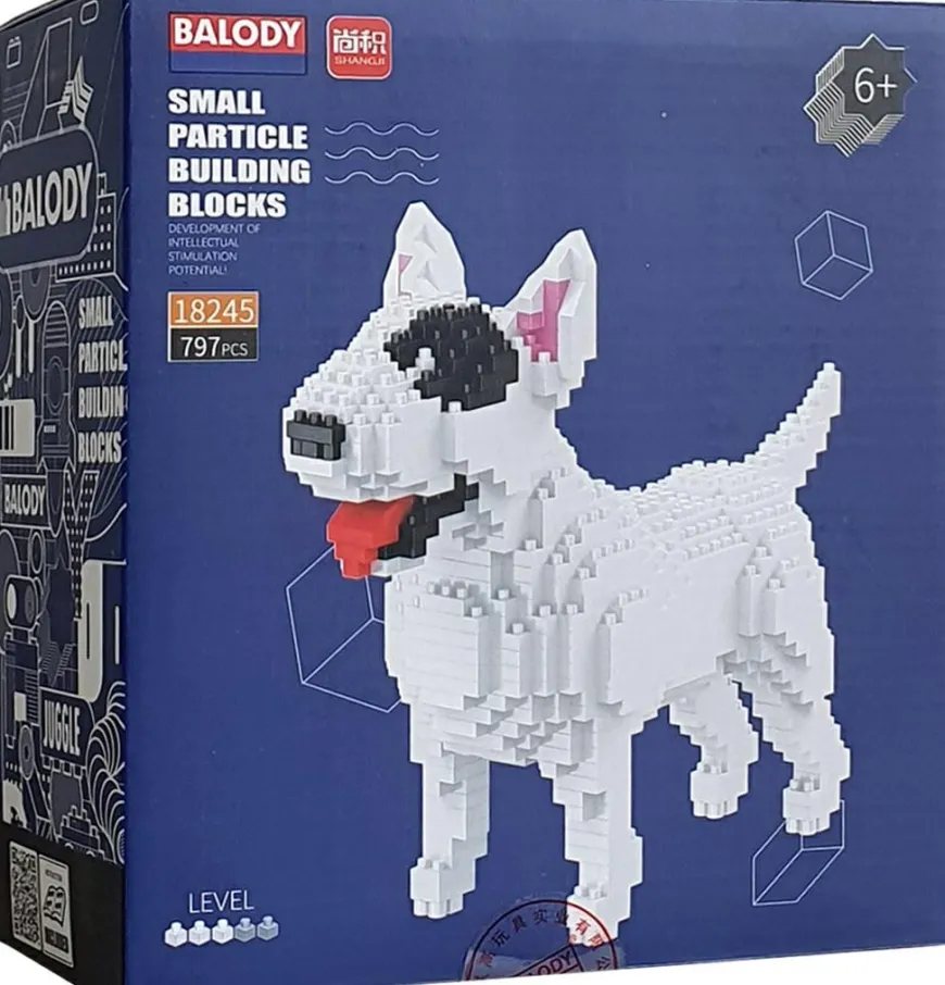 Balody 3D bouwset Bull Terrier klein