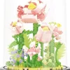 Balody 3D bouwset Pink roses onder stolp