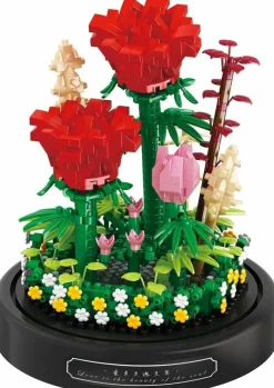 Balody 3D Bouwset Red Roses onder stolp