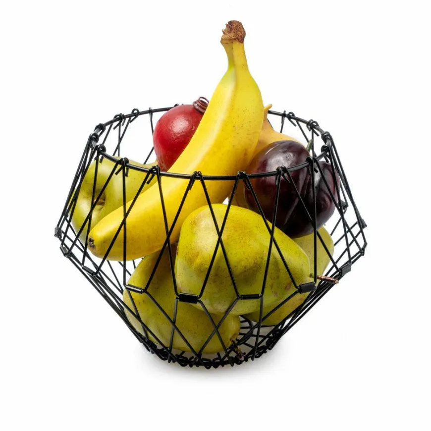 Balvi Fruitmand verstelbaar zwart