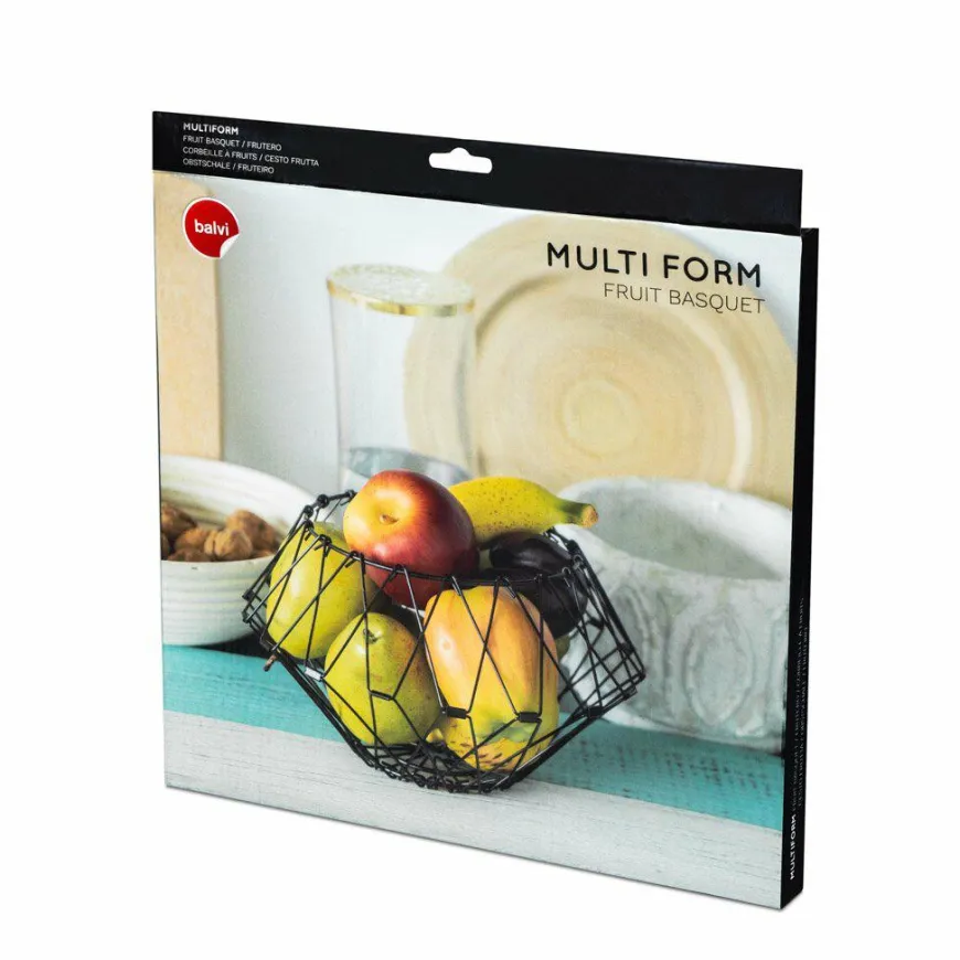 Balvi Fruitmand verstelbaar zwart