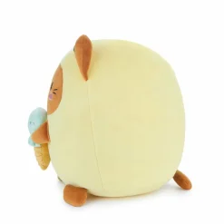 Balvi Katten kussen Fluffy Kawaii Minty Geel