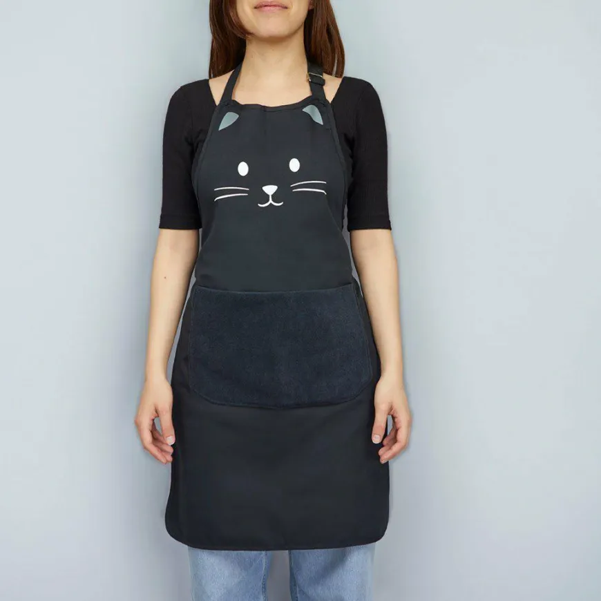 Balvi Keukenschort Kitty zwart