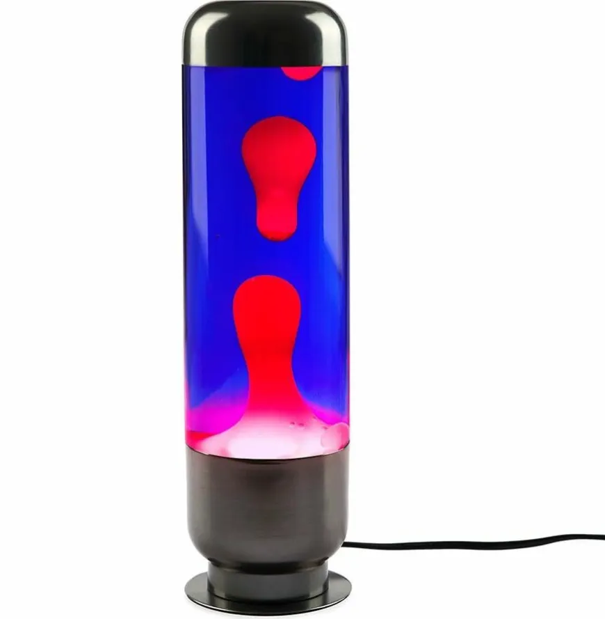 Balvi Lavalamp capsule paars/rood