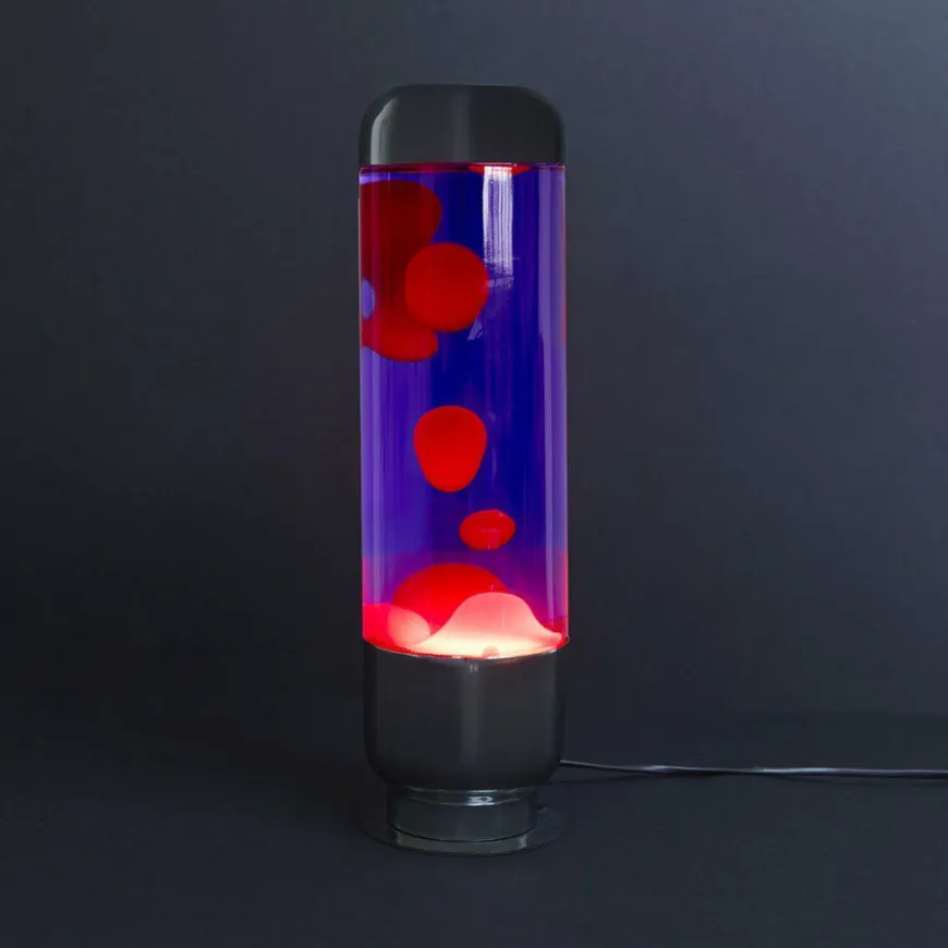 Balvi Lavalamp capsule paars/rood