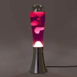 Balvi Lavalamp roze/zilver