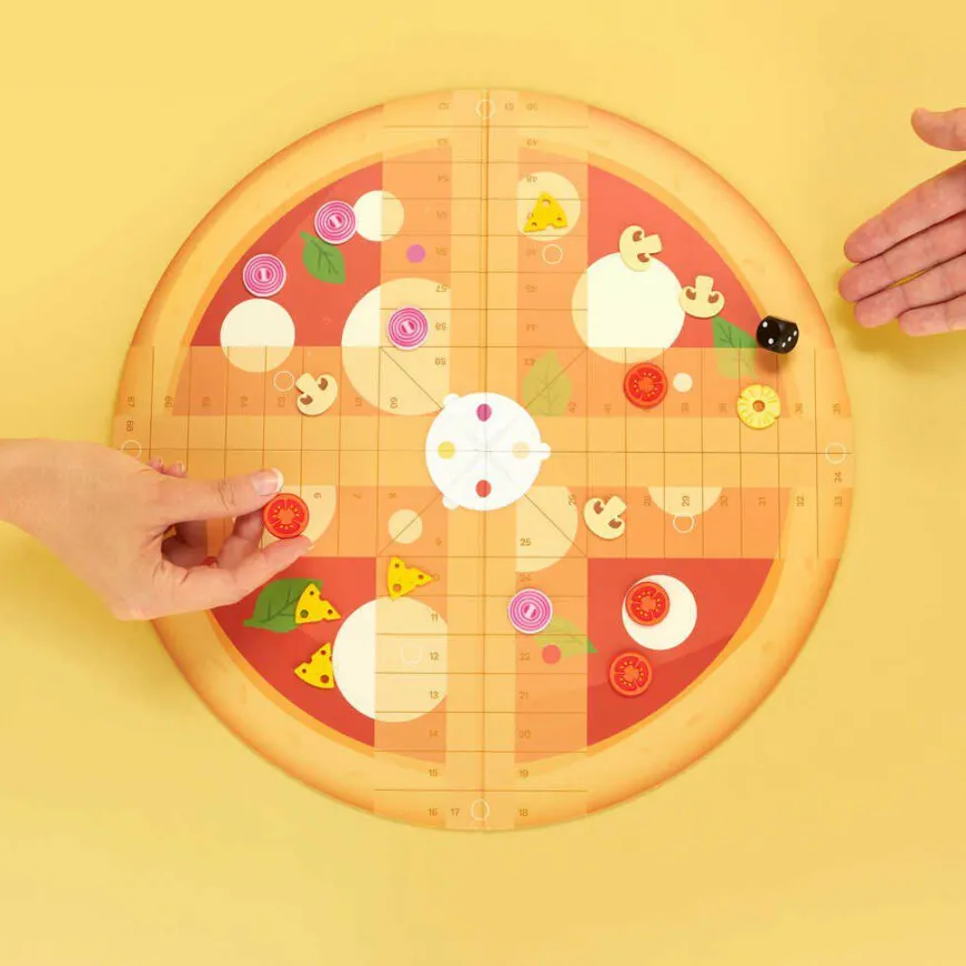 Balvi Ludo's pizza bordspel
