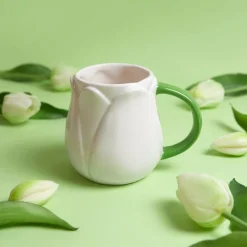 Balvi Mok Tulp wit keramiek