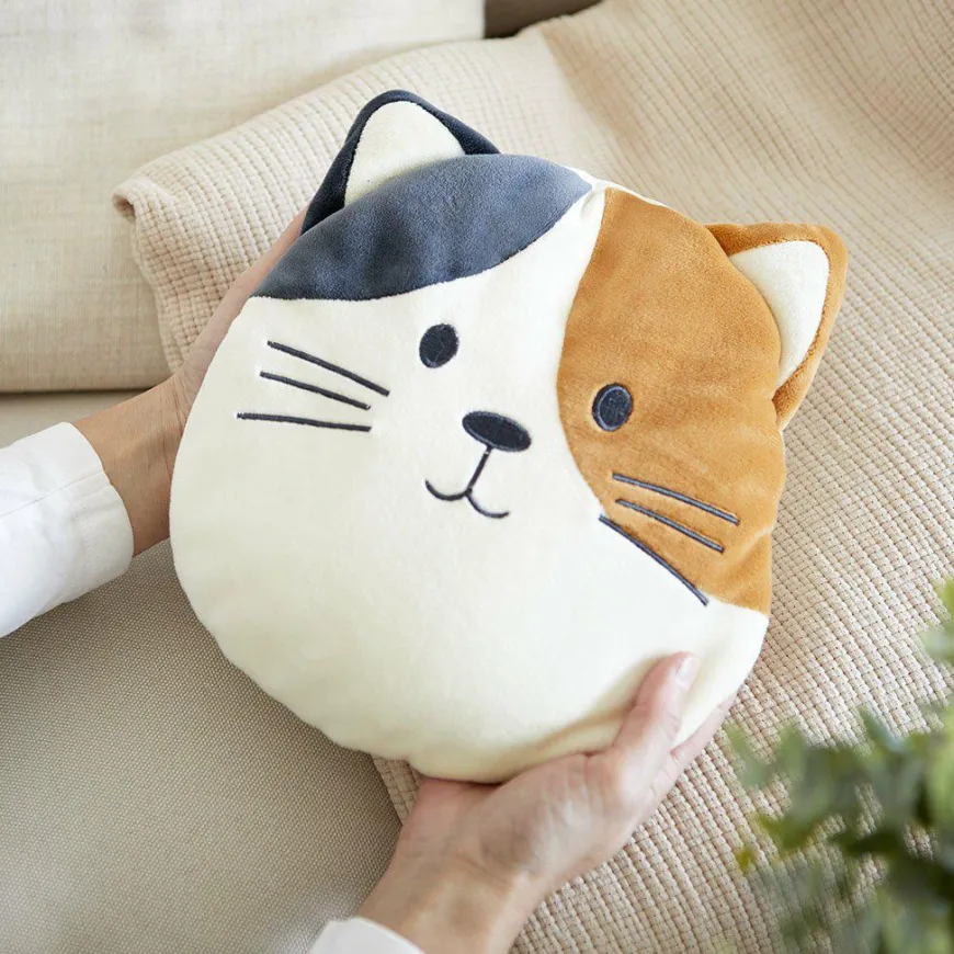 Balvi Pittenzak kussen Kitty multicolor