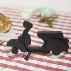 Balvi Pizzasnijder scooter zwart