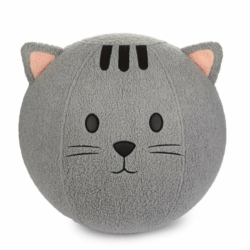 Balvi Poef Kitty grijs polyester