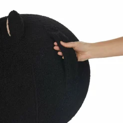 Balvi Poef Kitty zwart polyester