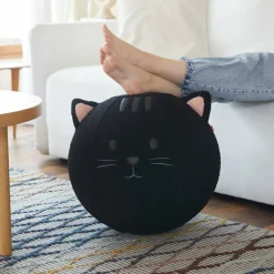 Balvi Poef Kitty zwart polyester