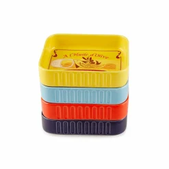 Balvi Snackbakjes set Conserverie - 4 kleuren