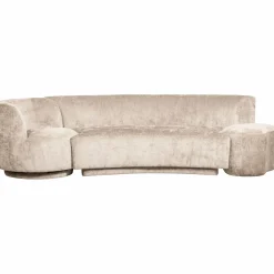 BePureHome Combi-popular: bankje + fauteuil + poef naturel