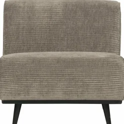 BePureHome Statement 1-zits element brede platte rib clay