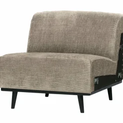 BePureHome Statement 1-zits element brede platte rib clay