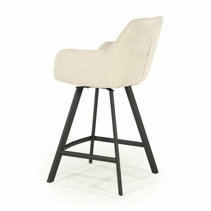 By Boo Barstoel Bliss with armleuning - beige