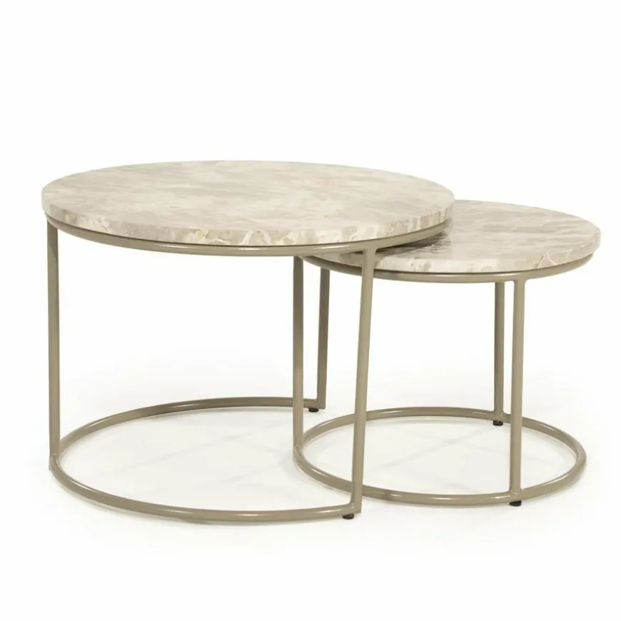 By Boo Bijzettafel Alvar ( set of 2)