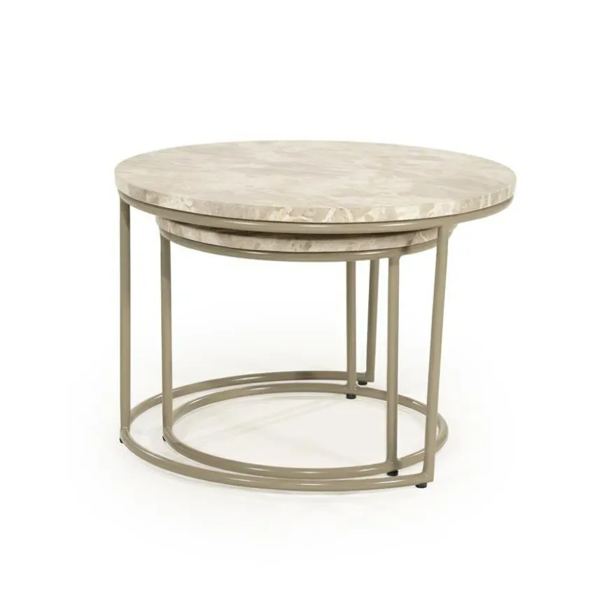 By Boo Bijzettafel Alvar ( set of 2)