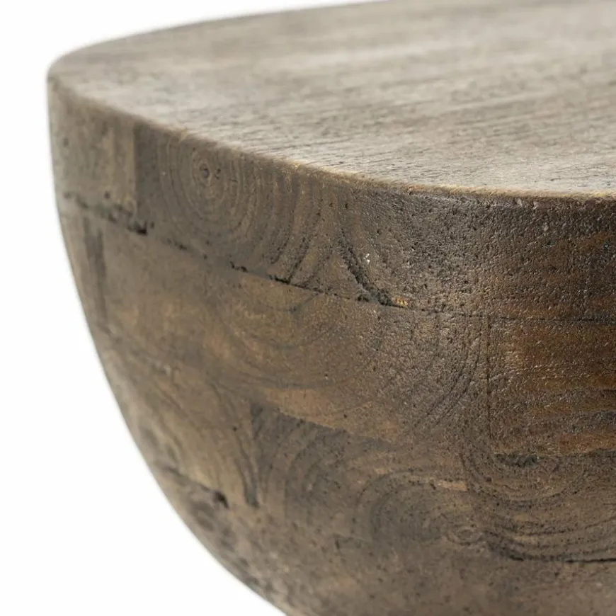 By Boo Bijzettafel Cobble mango organisch – bruin