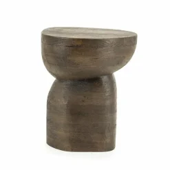 By Boo Bijzettafel Cobble mango organisch – bruin