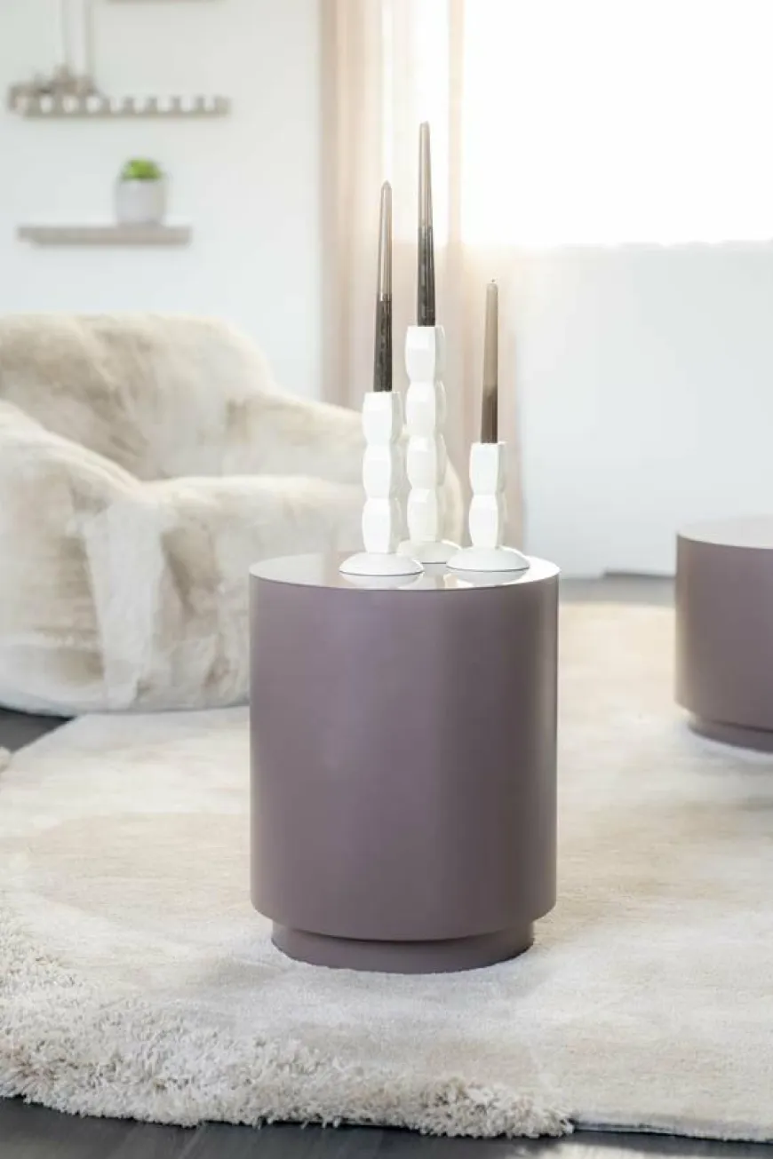 By Boo Bijzettafel Mesita - dark taupe