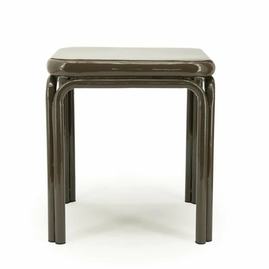By Boo Bijzettafel Zilo - donkerbruin