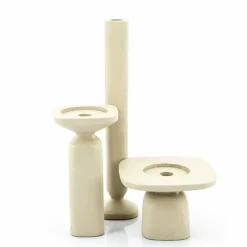 By Boo Candle holder Squand large - beige