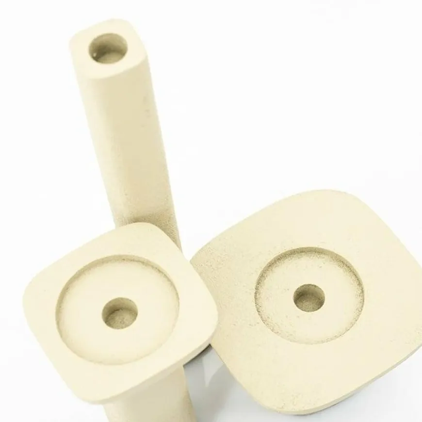 By Boo Candle holder Squand large - beige