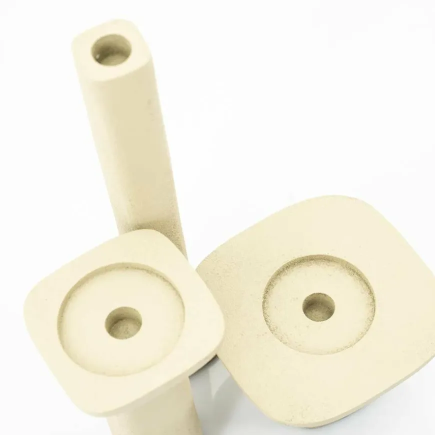 By Boo Candle holder Squand large - beige