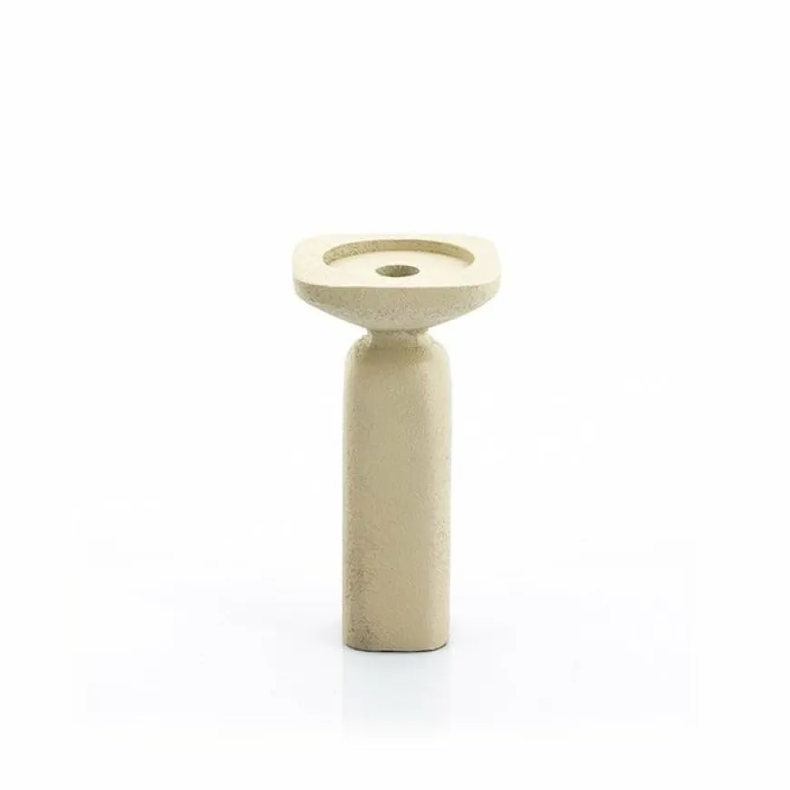 By Boo Candle holder Squand medium - beige