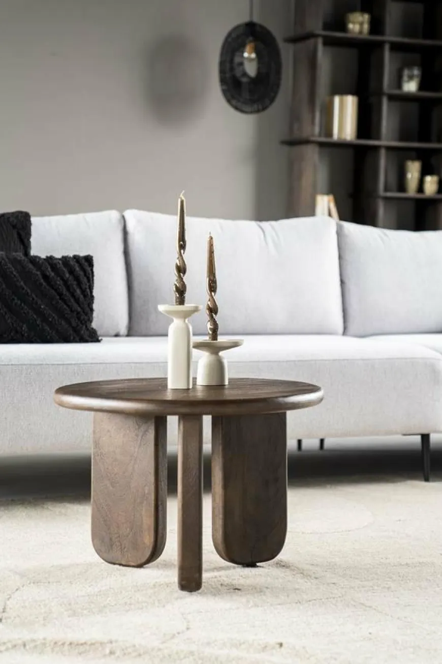 By Boo Candle holder Squand medium - beige
