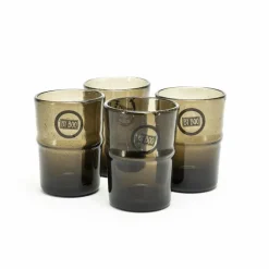 By Boo Drink glas Bubble klein - bruin