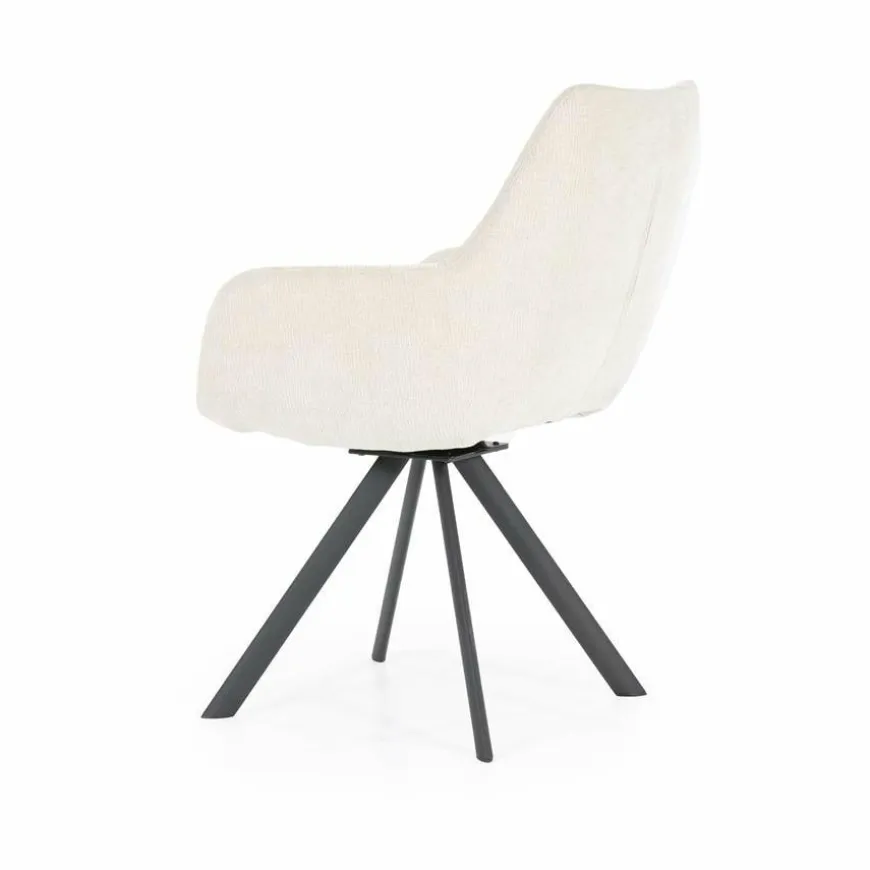 By Boo Eettafelstoel Bliss met armleuning - beige