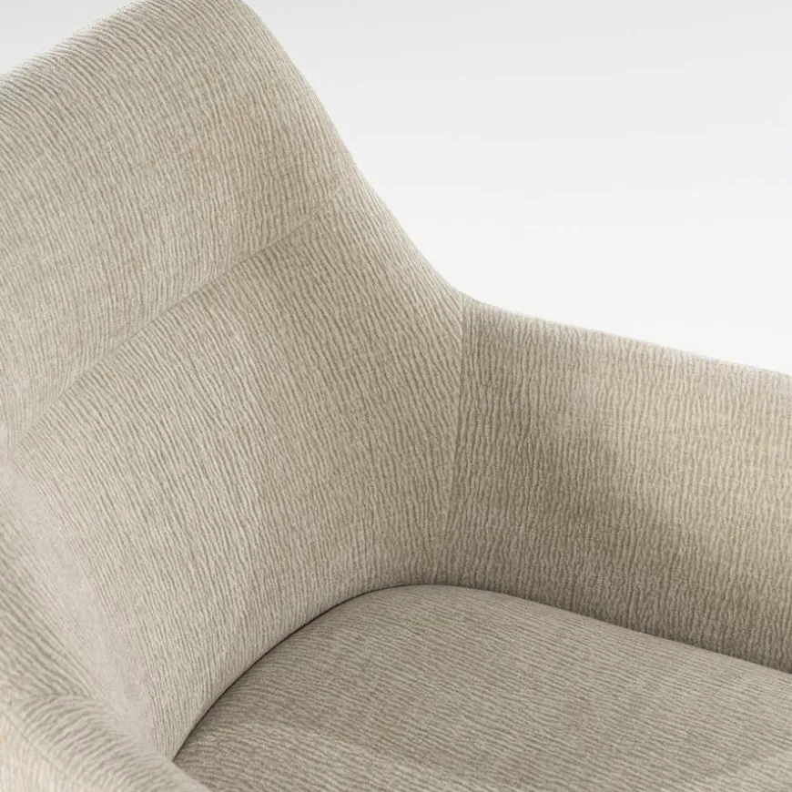 By Boo Eettafelstoel Bliss met armleuning - taupe