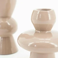 By Boo Kandelaar Barolo set van 2 metaal – oud roze