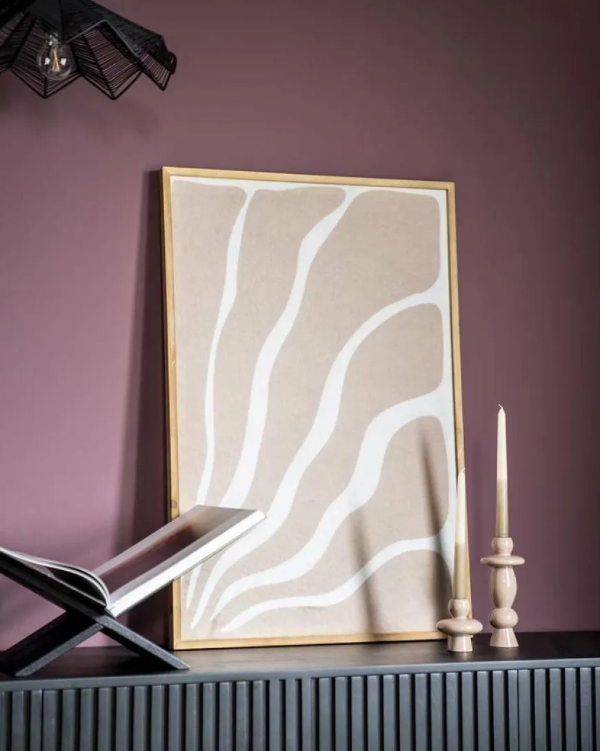 By Boo Kandelaar Barolo set van 2 metaal – oud roze