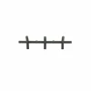 By Boo Kapstok Matto 3 haken – zwart
