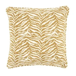 By Boo Kussen Tigra 45x45 cm - mosterd
