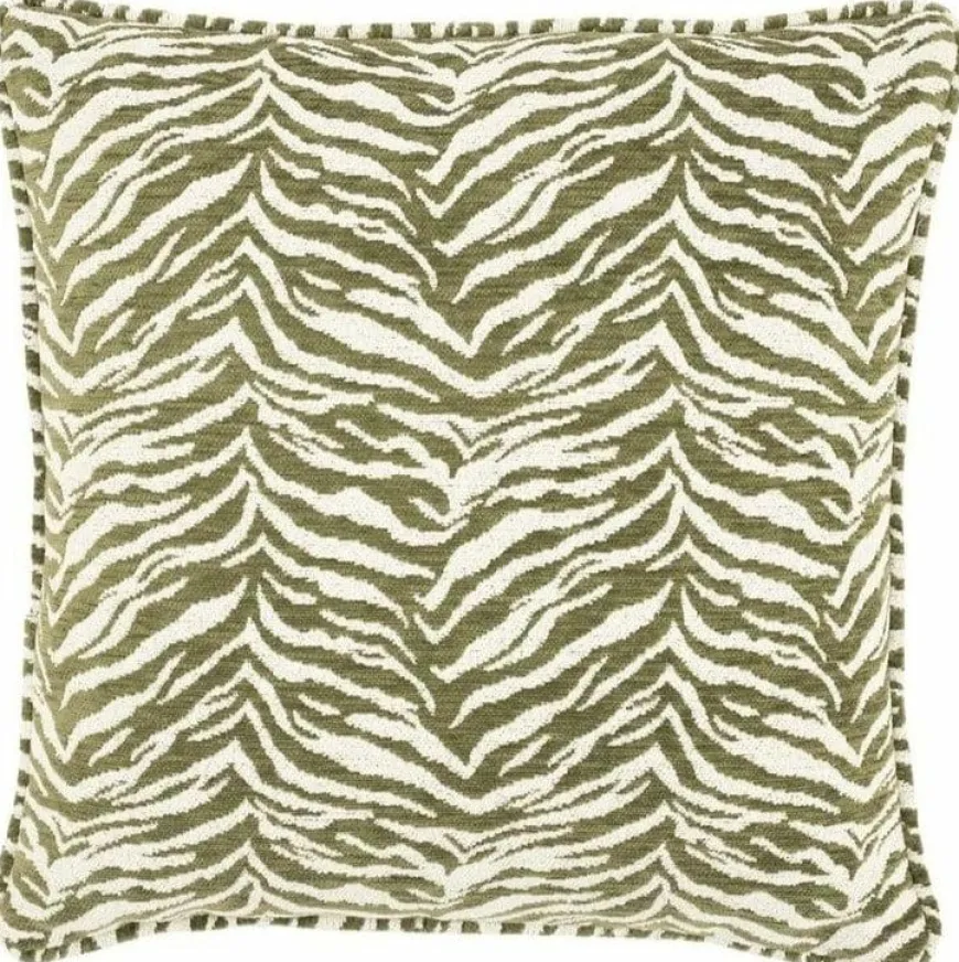 By Boo Kussen Tigra 45x45 cm - groen