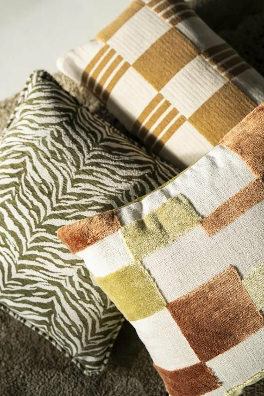 By Boo Kussen Tigra 45x45 cm - groen