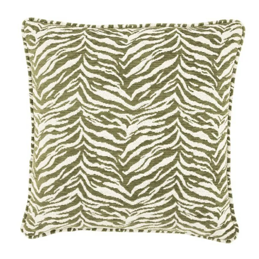 By Boo Kussen Tigra 45x45 cm - groen