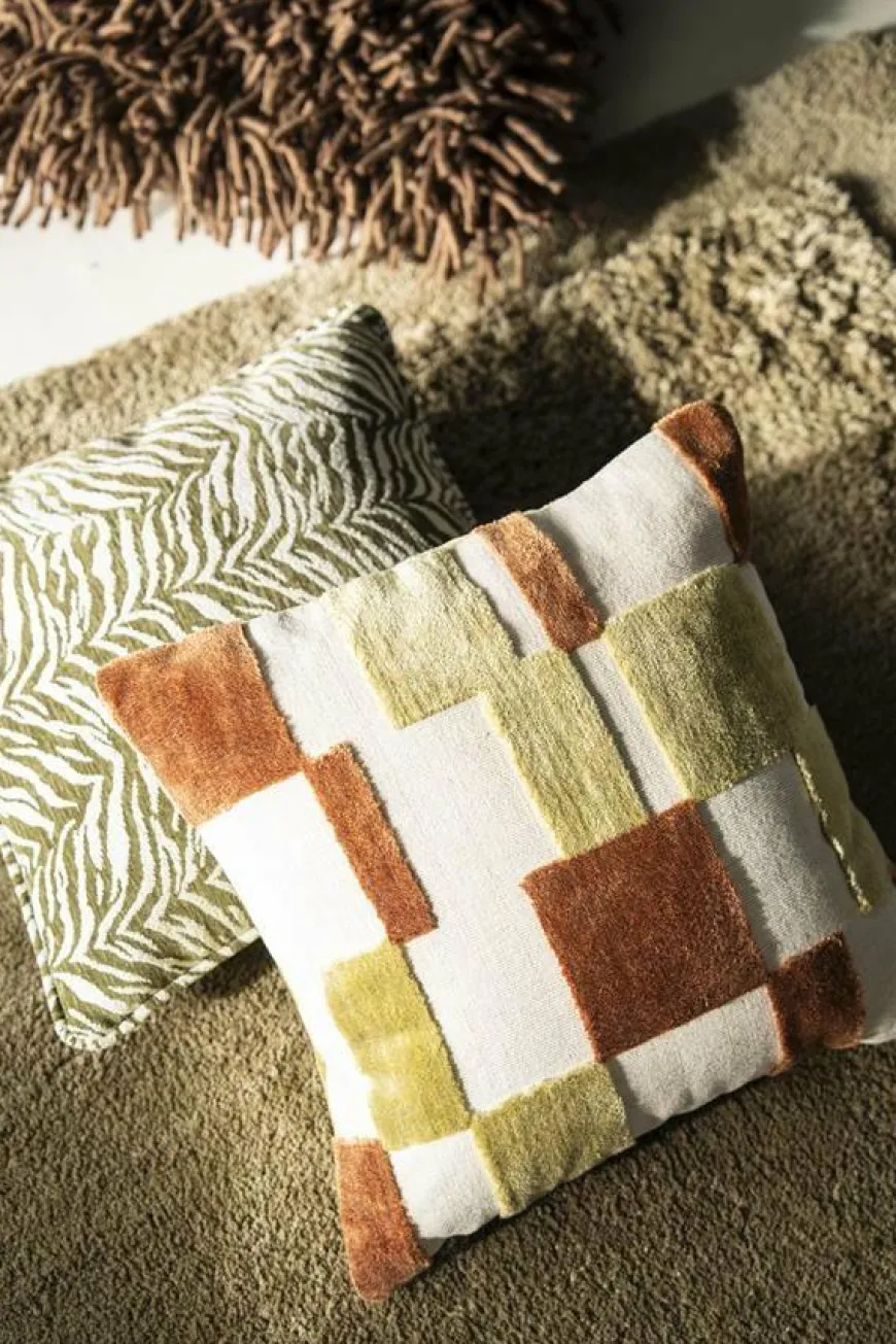 By Boo Kussen Tigra 45x45 cm - groen