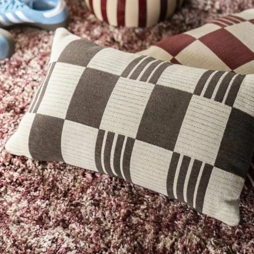 By Boo Kussen Twist 35x55 cm – bruin