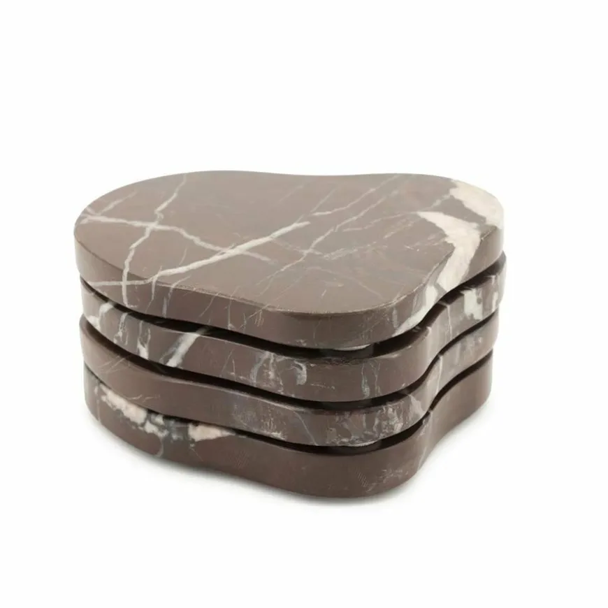 By Boo Onderzetter Rosso (set of 4)
