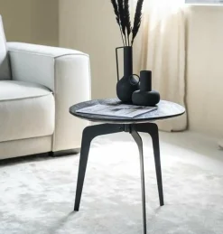 By Boo Side table Kenji - black